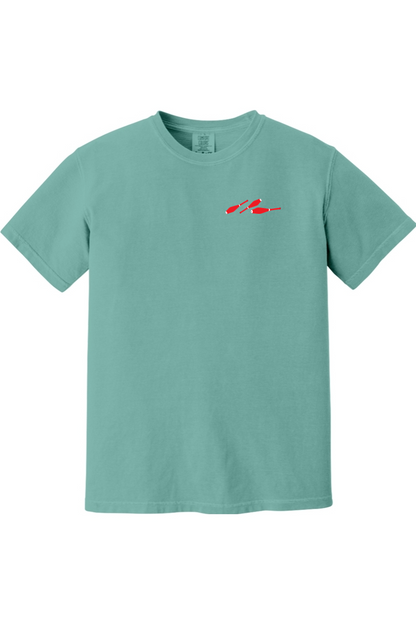 CliftonStrengths t-shirt with Arranger on the front in Seafoam color